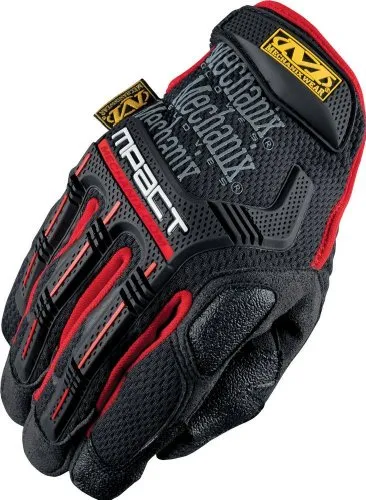 Mechanix herren MPT-52-011 Handschuhe mit Sto schutz, Schwarz/Rot, XL EU