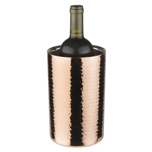 Flaschenkühler, APS, Kupfer/Hammerschlag - Ø12cm, doppelwandig