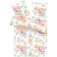 Bestlivings Bettwäsche Renforce 80 x 80 cm & 135 x 200 cm Rosina Weiß