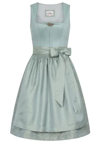 Nübler Dirndl Mini Dirndl Gerlinde in Aqua von Nübler