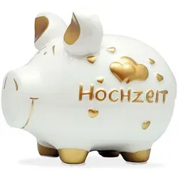 KCG Spardose Schwein mittel weiß 100900/10027149