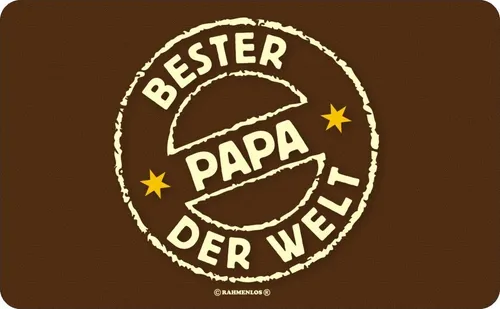 Frühstücksbrettchen Brettchen Beste Papa der Welt
