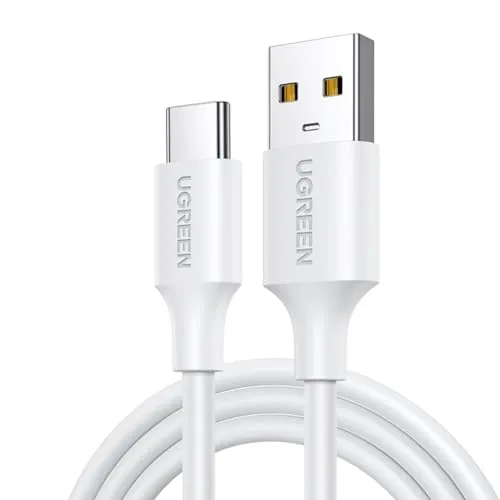UGREEN USB to USB C Schnellladekabel weiß 2 Meter