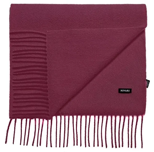 Bovari Kaschmirschal Kaschmir Schal Damen – 100% Kaschmir/Cashmere – Premium Qualität, 180 x 31 cm