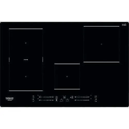 HOTPOINT HS 1677C NE Induktionskochfeld 77cm 4 Zonen Schwarzes Glas