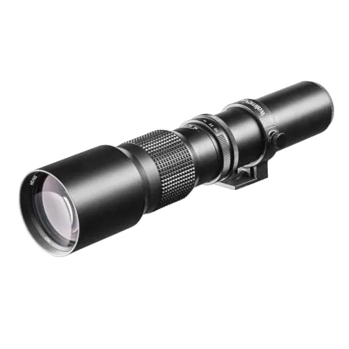 Walimex pro 500/8,0 Teleobjektiv - Objektiv für DSLR und digitale Spiegelreflexkameras, bietet exzellente Schärfe und Farbtreue für brillante Aufnahmen, ideal für spontane Fotografie bei wechselnden Lichtverhältnissen.