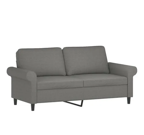 vidaXL 2-Sitzer-Sofa Dunkelgrau 140 cm - Das elegante 2-Sitzer-Sofa in Dunkelgrau ist perfekt für gemütliche Abende. Mit atmungsaktivem und strapazierfähigem Stoff sowie einem stabilen Rahmen bietet es höchsten Komfort und Langlebigkeit.