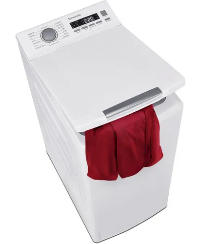 Hanseatic Toplader Waschmaschine HTW8013A, 8 kg, 1300 U/min