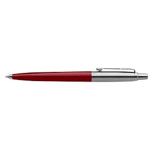 Parker Kugelschreiber Jotter Originals 2096857 – Rot, Blau - Eleganter Druckkugelschreiber mit robustem Kunststoffgehäuse in Rot. Ausgestattet mit nachfüllbarer Quinkflow-Mine für ein geschmeidiges Schreiberlebnis. Ideal für den täglichen Einsatz.