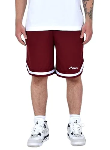 ADAM Herren Basketball-Shorts Sommer Shorts - Hochwertige ADAM Herren Basketball-Shorts mit elastischem Bund und zwei Taschen. Ideal für Freizeit und Sport, bieten diese atmungsaktiven Shorts optimalen Komfort und Bewegungsfreiheit. Perfekt kombinierbar für den Sommer!