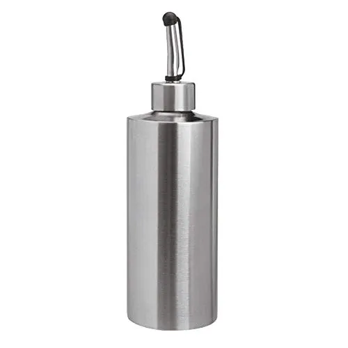 Gteller Edelstahl-Olivenöl-Spender, auslaufsicher, Ausgießer für Öl, Sojasauce, Essig und Kochwein, 550 ml/350 ml/250 ml (550ml-A Modell)