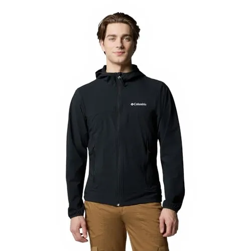 Columbia Herren-Kapuzenjacke Heather Canyon II - Wasserdichte Hardshell Jacke für Männer, ideal für Outdoor-Aktivitäten, aus wasserabweisendem Material mit 4-Wege-Stretch für optimale Bewegungsfreiheit.