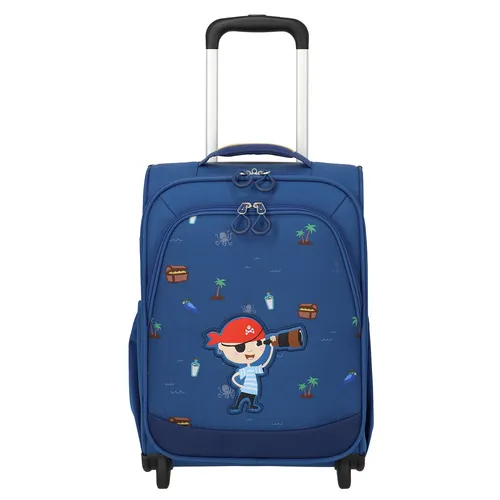 Travelite Minimover 2-Rollen Kindertrolley 44 cm - Pirat, leichter und widerstandsfähiger Kinderkoffer mit durchdachter Inneneinteilung für kleine Abenteurer