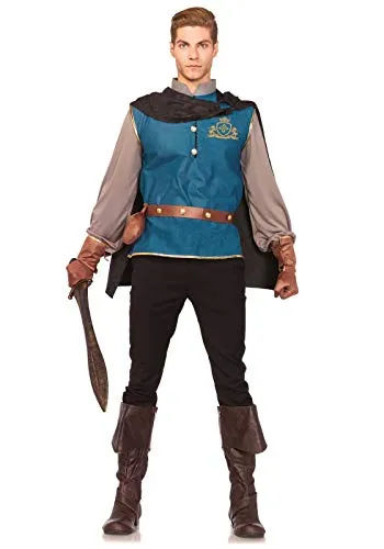 Leg Avenue 85477 - Storybook Prince Kostüm, Größe XL - Kostüme für Erwachsene, klassischer Märchenbuchcharakter in bunten Farben für unvergessliche Kostümpartys