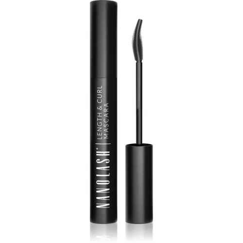 NANOLASH Length&Curl Mascara 10 ml Schwarz - Premium Mascara für Länge und Schwung, die Wimpern den ganzen Tag über perfekt formt und pflegt – ideal für ein makelloses Make-up ohne Nachbessern.