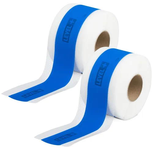 Dichtband 2x50m - Wasserdichtes Abdichtungband für Dusche und Bad - Dichtmaterialien, 100m elastisches Dichtband, schimmelresistent und frostbeständig, ideal für Küche, Badezimmer und Keller.