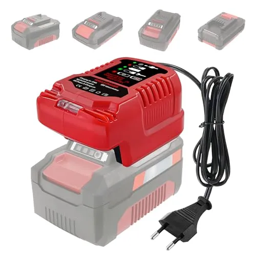 Ladegerät für Einhell 18V Power X-Change Akku, Tragbares Mini-Schnellladegerät für Einhell 18V Akku 4511396 4511437 4511437OVP PXBP-300