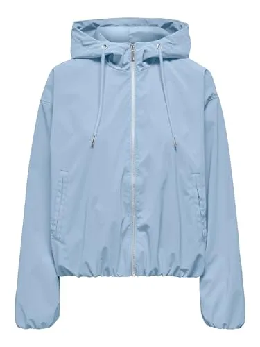 ONLY Outdoorjacke ONLCAMILLE SHORT JACKET CC OTW – Leichte Übergangsjacke mit elastischem Bündchen - Die ONLY ONLCAMILLE Jacke bietet optimalen Schutz an windigen Tagen. Ihr leichtes Material und die Kapuze mit Tunnelzug garantieren Komfort und Flexibilität. Ideal für Stadt und Natur!