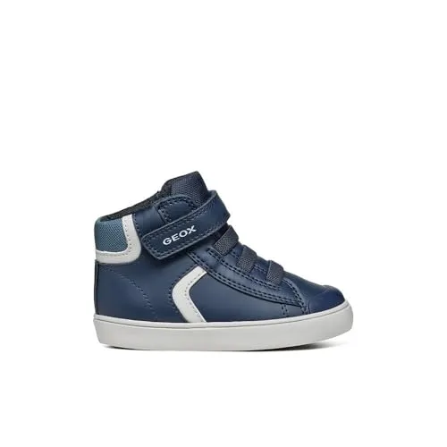 Geox Baby-Jungen B GISLI Boy A Sneaker, blau, 20 EU - Baby Sneaker für Jungen, atmungsaktiv und ideal für den ganzen Tag im Freien.