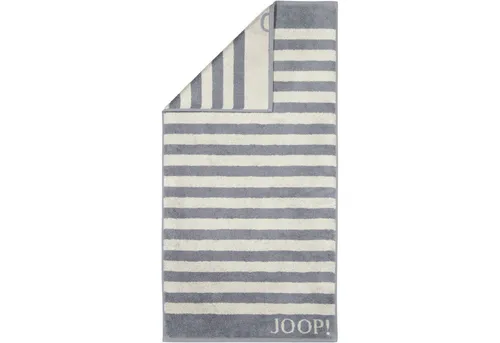 JOOP! Saunatuch Classic Stripes 1610, 100% Baumwolle in grau von JOOP!