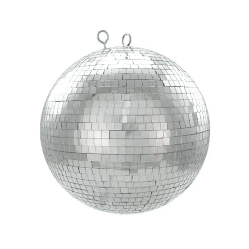 SATISFIRE Discolicht Spiegelkugel 30cm - Sicherheitszertifizierte Diskokugel für unvergessliche Partys - Disco-Lichter - 30cm große Spiegelkugel aus der PROFI SERIE, ideal für sichere Tanzevents. Hochwertige Echtglasfacetten sorgen für maximalen Lichtreflexion und einen beeindruckenden Discoeffekt.