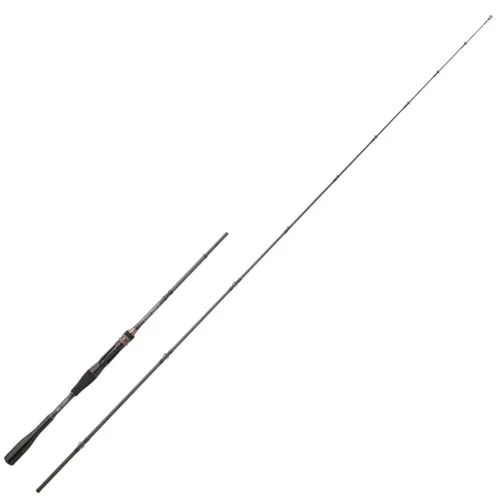 Hearty Rise Dark Soul Cast 2,20m 20-90g - Spinnrute für Hecht & Zander - Angelrute für Süßwasserangeln, 2-teilig, ideal für Hecht und Zander, leicht mit nur 156 g, perfekt für Baitcasting und alle Anglerhände.