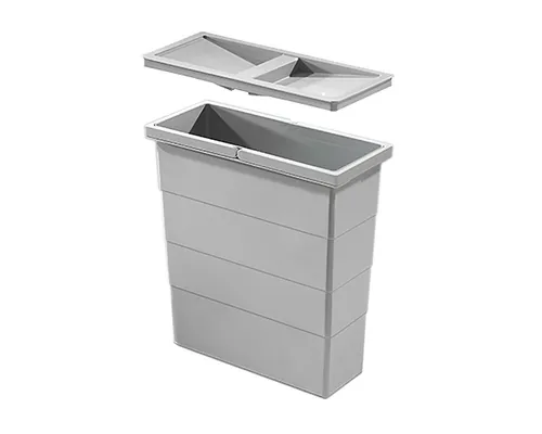 Hailo Inneneimer 1122459 mit Deckel 12L - Mülleimer Inneneimer aus robustem Kunststoff, ideal zum Austausch. Mit stabilen Henkel für einfaches Handling und 12L Fassungsvermögen.