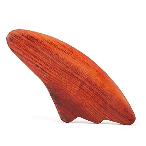 Bodhi Gua Sha Massagehilfe aus Hartholz | Ergonomisches Faszien Tool mit Spitze | Asiatisches Massageholz für Triggerpunkt-Massage