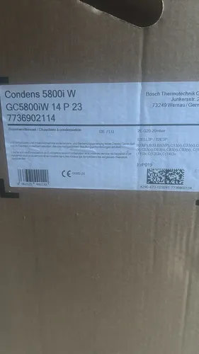 BOSCH Gas-Brennwert-Therme Condens GC5800iW 14 P 23, 15 kW von Bosch