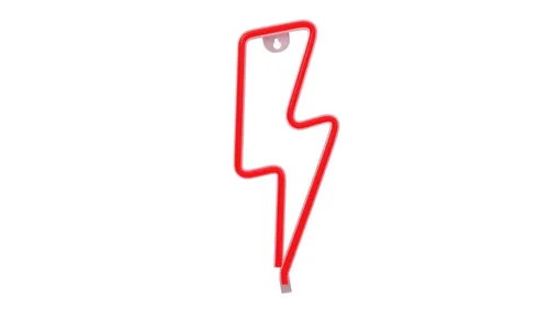 Neon LED PIORUN czerwony Bat + USB FLNEO6 Forever Light TELFORCEON 5900495949394