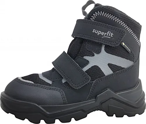 Superfit Jungen SNOW MAX Gore-Tex Stiefel - warm gefüttert in Schwarz/Hellgrau - Wanderschuhe mit atmungsaktiver Gore-Tex-Technologie, ideal für kalte Wintertage und garantiert trockene Füße.