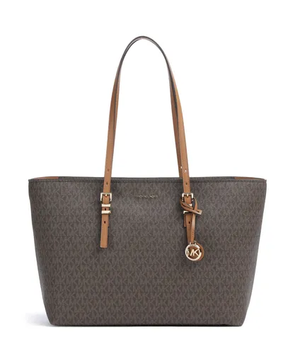 Michael Kors Quinn Large Shopper dunkelbraun 30T5GQNT9B-252 - Handtaschen aus hochwertigem Lederimitat, stilvolles Design mit großzügigem Stauraum für alle Essentials.