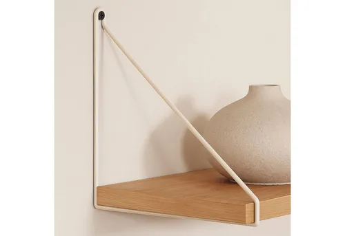 draadwerk® Wandregalhalter 2er Set Regalträger Draht Metall, Für 20-25cm Wandregale Halterung, 2-tlg.