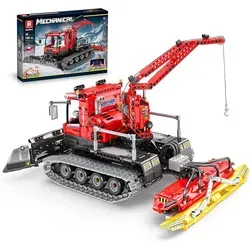 Reobrix 22019 Schneeraupe - 1100 Teile Konstruktions-Spielset - Spielbausteine, kreatives Konstruktionsspielzeug mit 1100 hochwertigen ABS-Steinen, inklusive Motoren-Kit und Aufbewahrungsbox, ideal für Bau-Enthusiasten ab 14 Jahren.