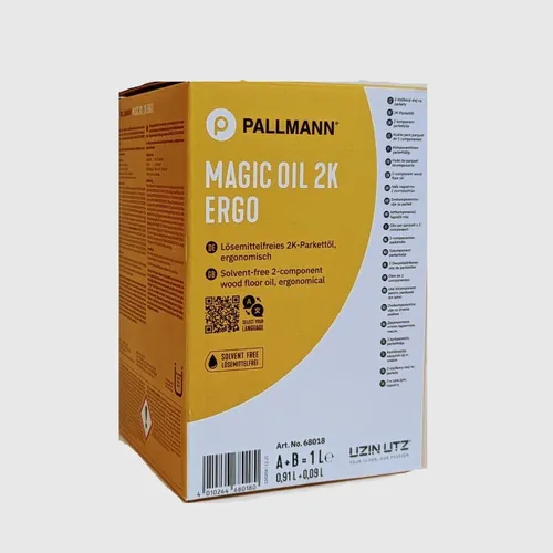 Pallmann Magic Oil 2K A/B Ergo 1 Liter - Hochwertiges Pflegeöl für die Oberflächenbehandlung von Holz. Garantiert eine langlebige und ästhetische Optik, ideal für Möbel und Böden.