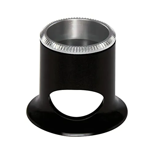 Bergeon 2611-TN-1.5 Uhrmacherlupe, Vergrößerung 6,7X - Leselupen mit Antibeschlag-Funktion und Bikonvexer Linse für präzise Detailansicht. Ideal für Uhrmacher und Feinarbeiten, bietet die Lupe eine starke Vergrößerung für höchste Ansprüche.