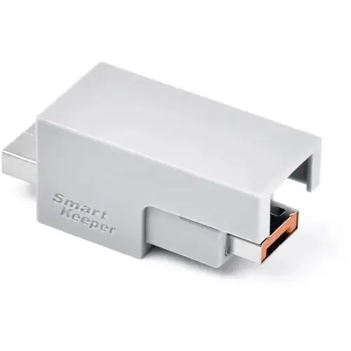 SMARTKEEPER ESSENTIAL USB Kabelschloss Orange - Kabel & Adapter - Physische IT-Sicherheitslösung mit effektiver Abschreckung gegen unbefugten Zugriff und Datenverlust, kompatibel mit gängigen Schnittstellen.
