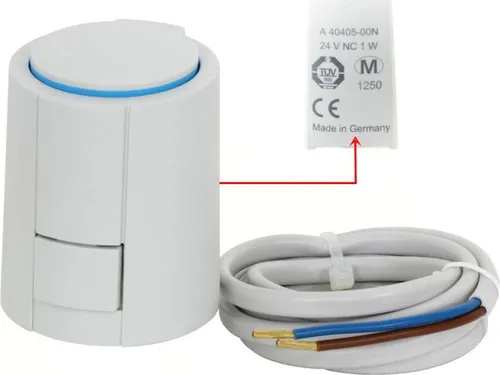 Stellantrieb Fußbodenheizung 24 V AC NC Alpha 5 Ventilanpassung VA19H