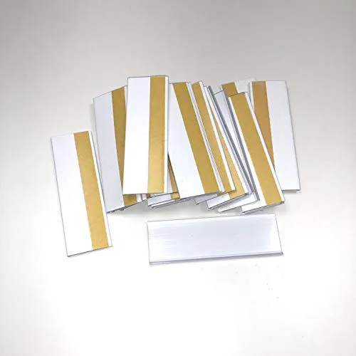 Stück selbstklebende Etikettenhalter 30mm x 100mm, individuelle selbstklebende Preisschildhalter 100mm, Preisaushänge, Preisetiketten, transparente Klebeetiketten 100