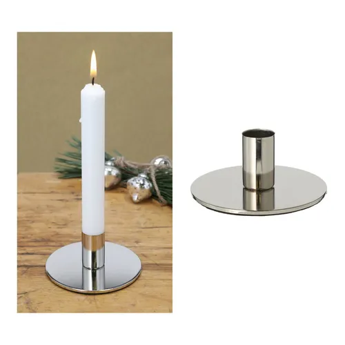 Produktbild Novaliv Standkerzenhalter Silber Stabkerzenhalter