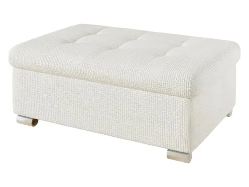 Polsterhocker Beige von Mirjan24