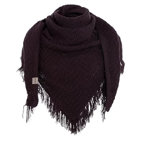 KNIT FACTORY Dreiecksschal Amber in lila von Knit Factory