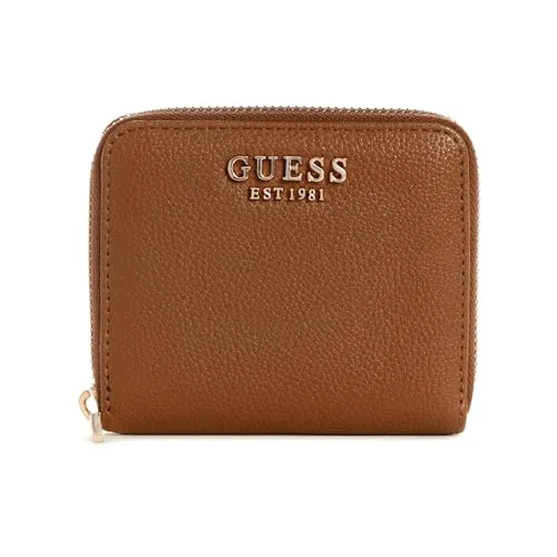 GUESS Laurel SLG Small Zip Around Wallet S Cognac in braun von GUESS