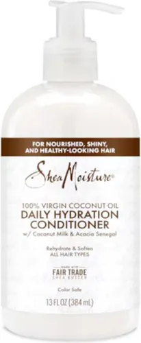 Shea Moisture Haarwuchs-Behandlung 384 ml - Haarkuren mit natürlichen Inhaltsstoffen zur Förderung des Haarwuchses und Stärkung der Haarstruktur.