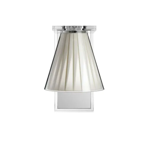 Kartell Light-Air Wandleuchte, Glasklar/Beige in beige von Kartell