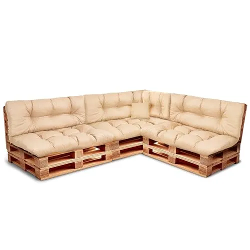 Sitzpolster Beige von Best Wool