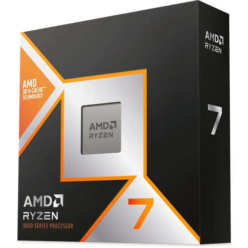 AMD Ryzen 7 9850X3D CPU - 8 Kerne, 5,6 GHz, Sockel AM5 - Hochleistungs-Prozessor für Gaming und Multitasking mit 8 Kernen und 16 Threads. 5,6 GHz Boost-Takt und großer L3-Cache für optimale Performance, ideal für anspruchsvolle Anwendungen.