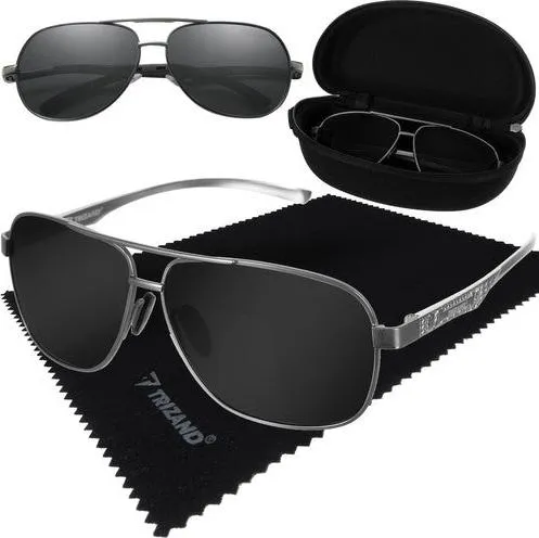 Trizand Sonnenbrille Spar-Set (3-Stück) - Sonnenbrillen mit Polarisation und UV-Filter, ideal für sportliche Aktivitäten und optimaler Schutz für alle Gesichtsformen.
