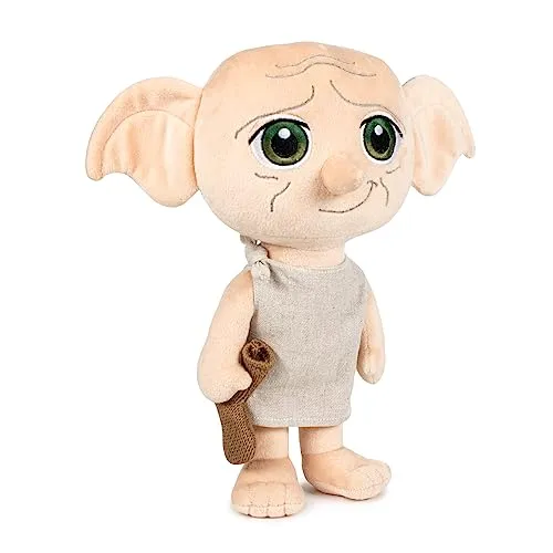 Famosa Softies - Dobby der Elf mit Sound aus dem Film Harry Potter Größe 30 cm, weiche und kuschelige Textur, als Geschenk für Fans oder Jungen und Mädchen jeden Alters (760022313)