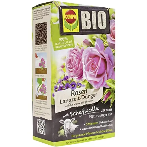 Compo Bio Rosen Langzeit-Dünger 2 kg mit Schafwolle